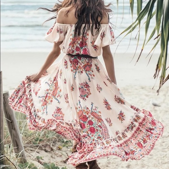 White  Bohemian gypsy maxi DRC175 - Picture 4 of 5